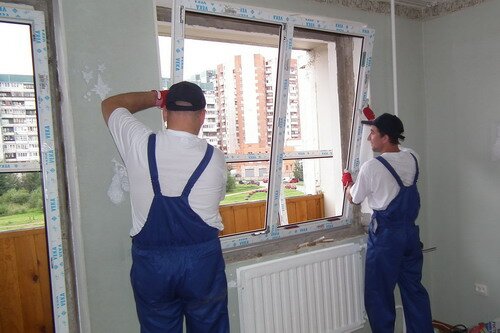 Установка пластиковых окон